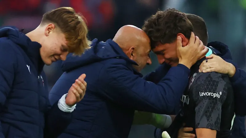 17 yaşındaki Massimo Pessina gözyaşları içinde Serie A’da tarih yazdı