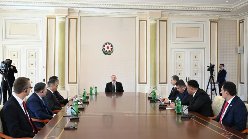 Azerbaycan Cumhurbaşkanı Aliyev, Türk devletlerinin içişleri bakanlarını kabul etti