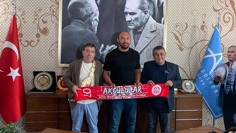 Başpehlivan Ali Gürbüz, Aksu Belediyesi ile anlaşmaya vardı