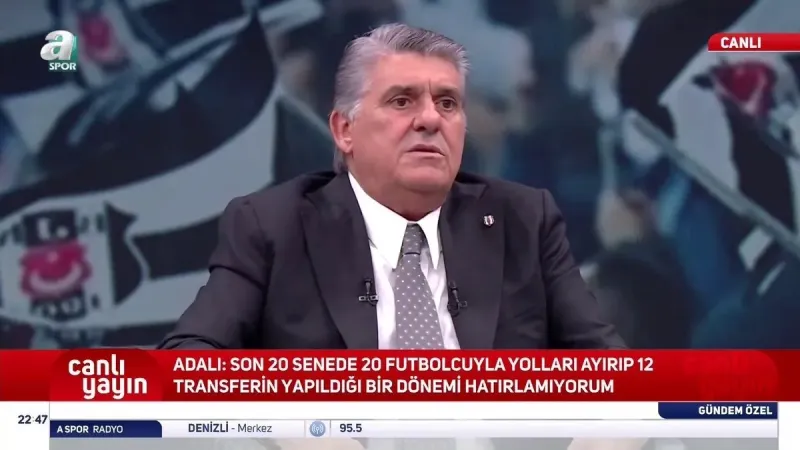 Beşiktaş Başkanı Serdal Adalı: Hakemlerin bahis oynaması rezillik!