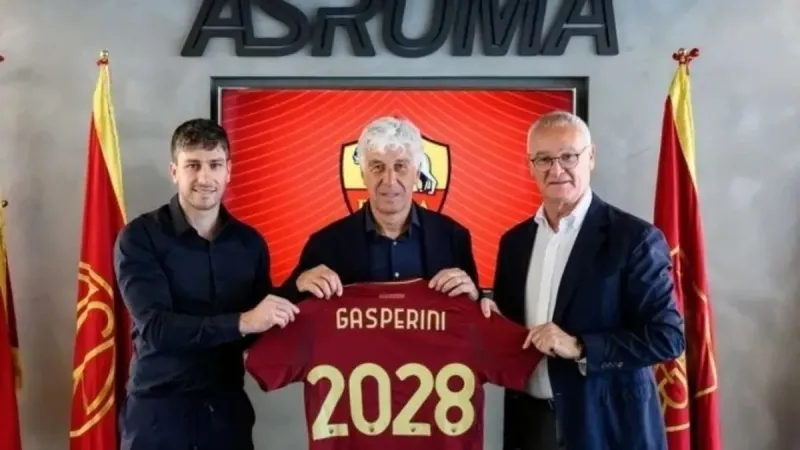 Gian Piero Gasperini resmen Roma'da