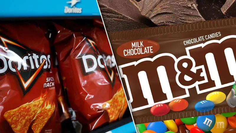 M&M’s, Skittles ve Doritos gibi atıştırmalıklar insanlar için uygun değil mi? ABD yasaklayacak