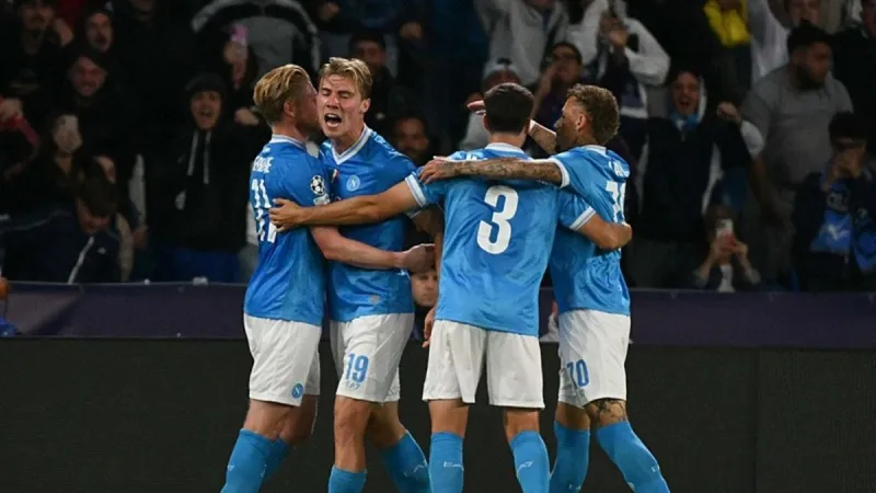 Napoli 2-1 Sporting Lizbon (MAÇ SONUCU ÖZET)