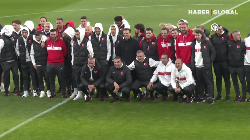 A Milli Takım Puskas Arena’da Macaristan Maçına Hazırlandı