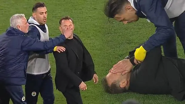 Mourinho'dan Şok Hareket! Okan Buruk'un Burnunu Sıktı!