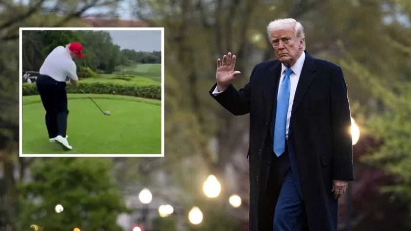 Trump'tan Protestolara Golf Yanıtı! Demokratlar Çıldırdı