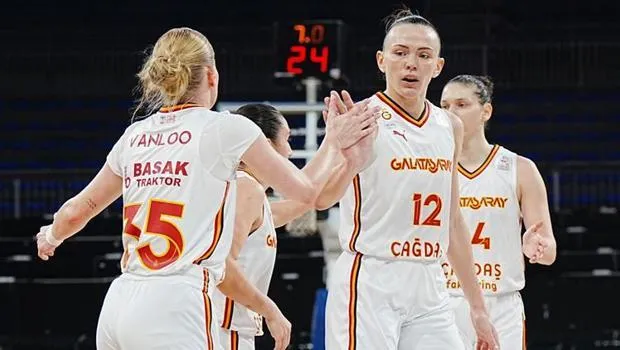 Galatasaray Çağdaş Faktoring, BOTAŞ'ı play-off'ta farklı geçti