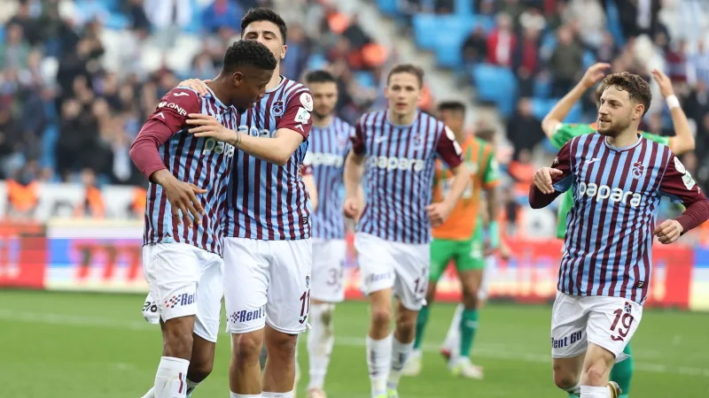 Trabzonspor Coştu! Alanya'yı Gol Yağmuruna Tuttu