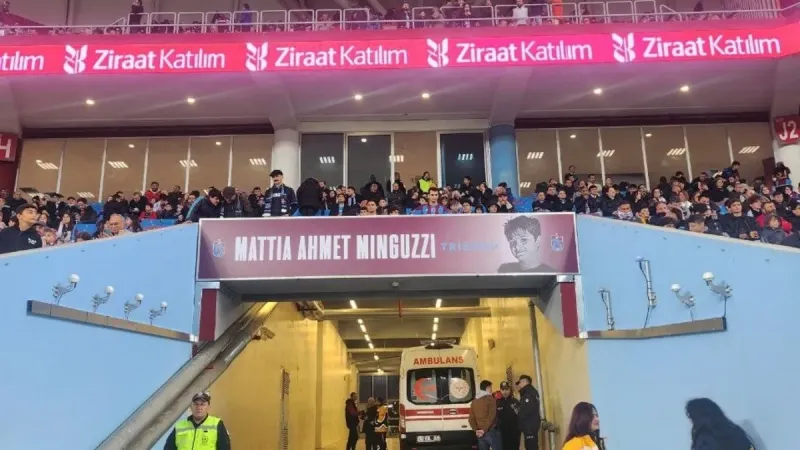 Trabzonspor'dan Duygulandıran Jest: Mattia Minguzzi Tribünü Açıldı!