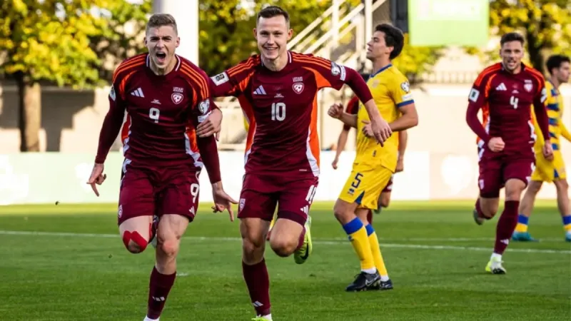 Riga'da 4 gollü düello! Letonya - Andorra: 2-2 | MAÇ SONUCU