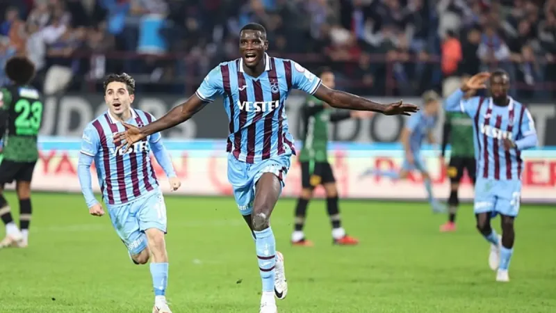 Trabzonspor’da Onuachu yarın Trabzon’a geliyor!